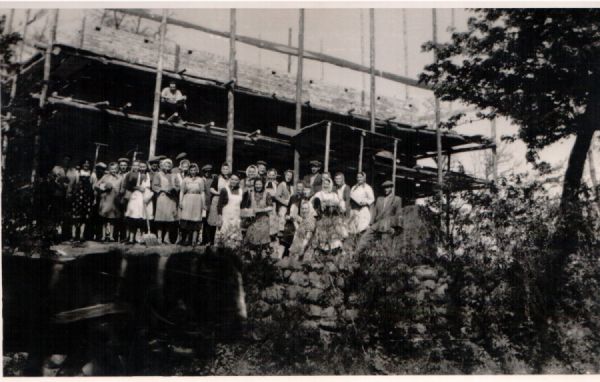 Budowa kościoła 1959 r.
